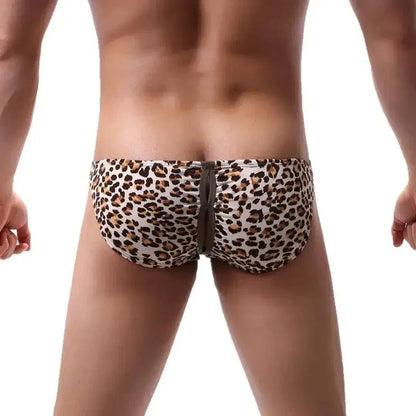 DomiGe DomiGe Men's Ergonomic Briefs Front Open Button Flexible Underwear