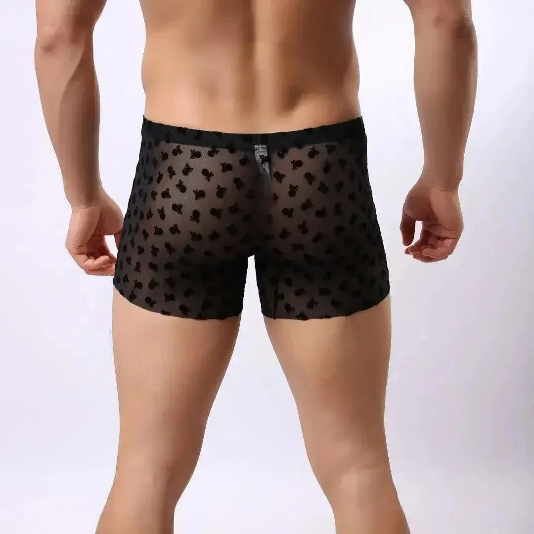 DomiGe DomiGe Men's Flocking Boxer Shorts - Superior Comfort Male Underwear
