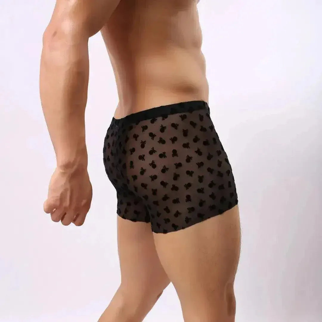 DomiGe DomiGe Men's Flocking Boxer Shorts - Superior Comfort Male Underwear