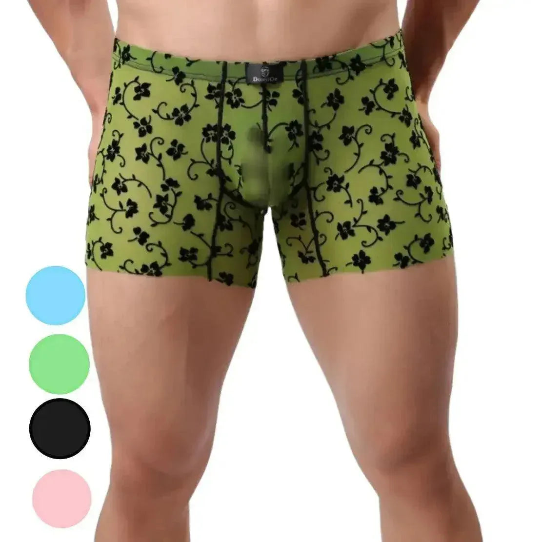 DomiGe DomiGe Men's Flocking Boxer Shorts - Superior Comfort Male Underwear