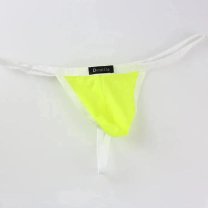 DomiGe DomiGe Men's Ice Silk Low-Rise Thong T-Back