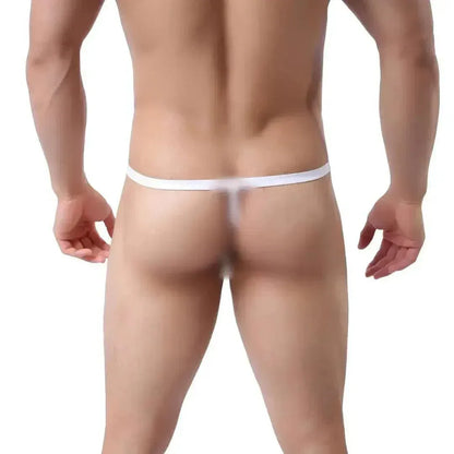 DomiGe DomiGe Men's Ice Silk Low-Rise Thong T-Back