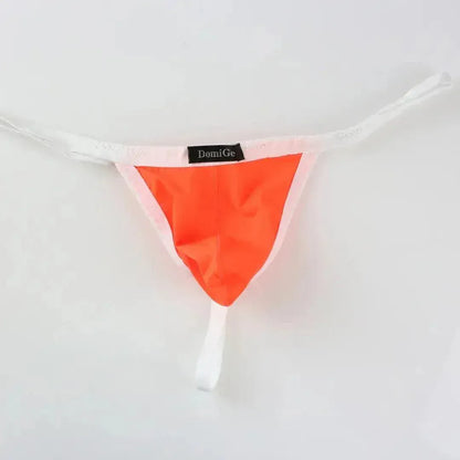 DomiGe DomiGe Men's Ice Silk Low-Rise Thong T-Back