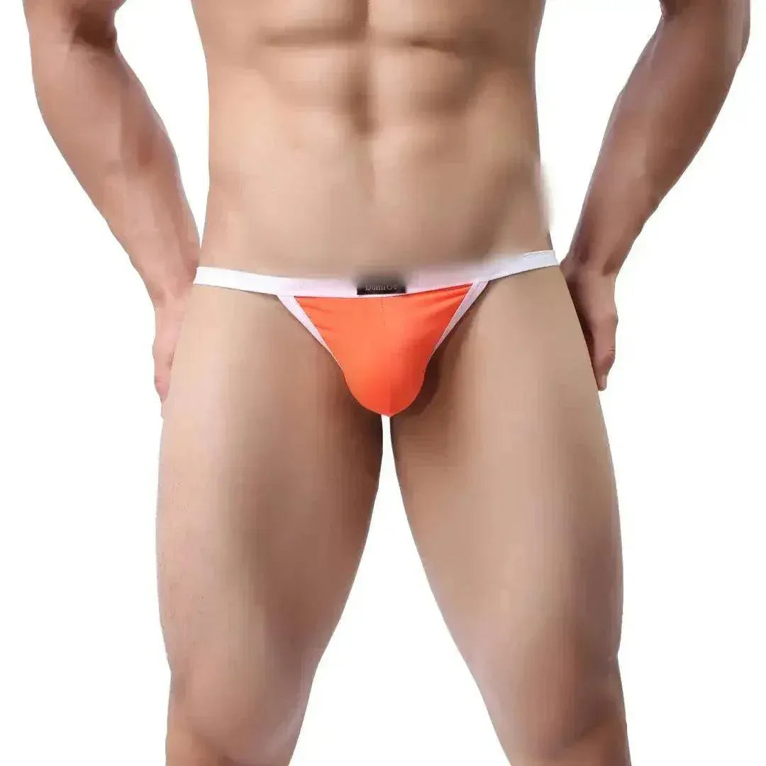 DomiGe DomiGe Men's Ice Silk Low-Rise Thong T-Back