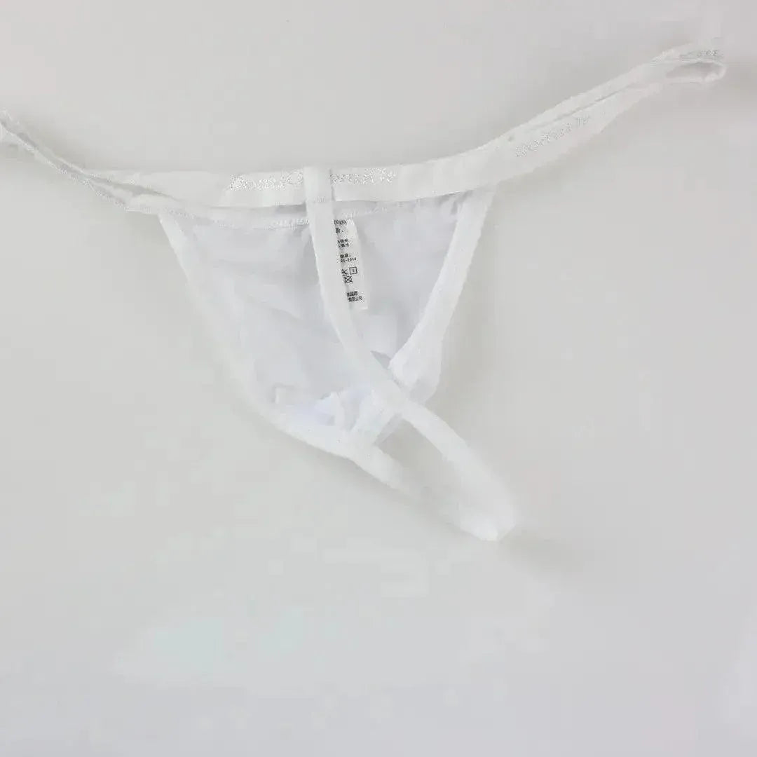 DomiGe DomiGe Men's Ice Silk Low-Rise Thong T-Back