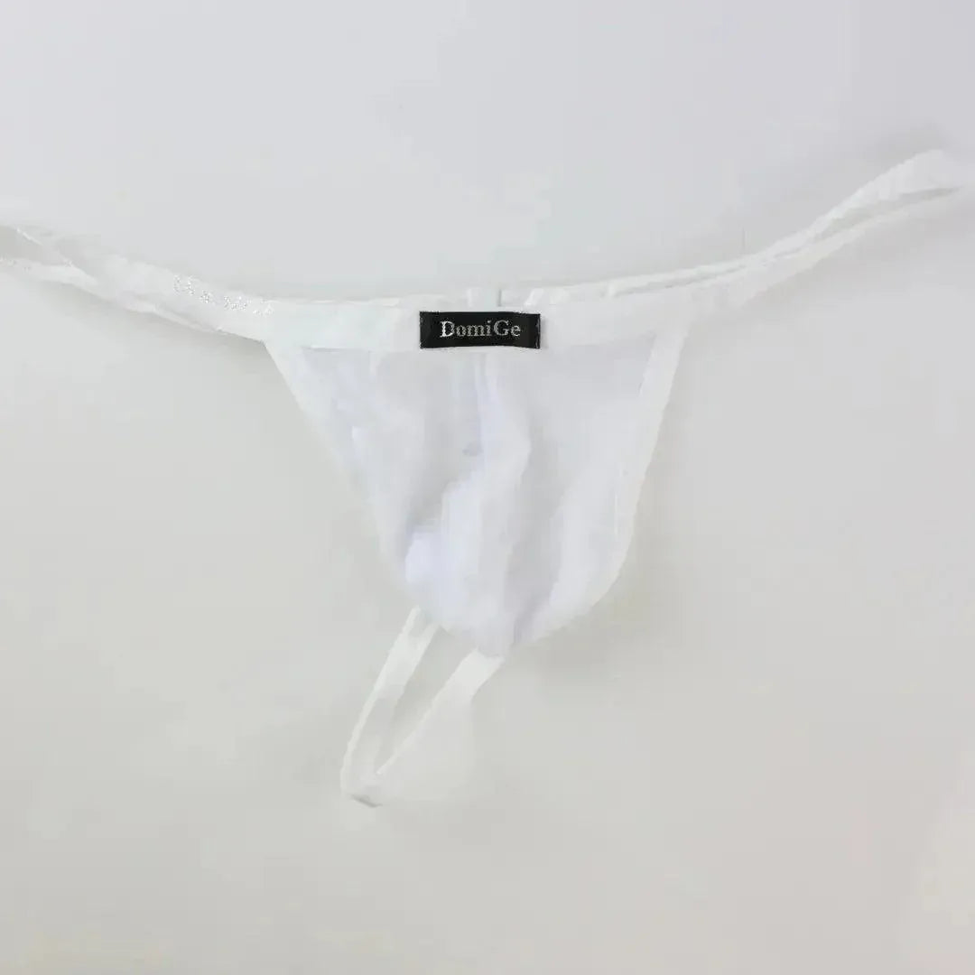 DomiGe DomiGe Men's Ice Silk Low-Rise Thong T-Back
