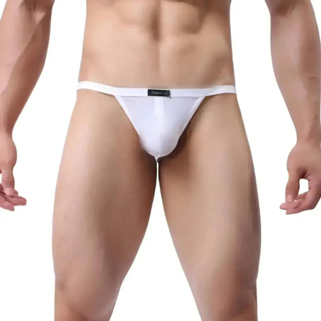 DomiGe DomiGe Men's Ice Silk Low-Rise Thong T-Back