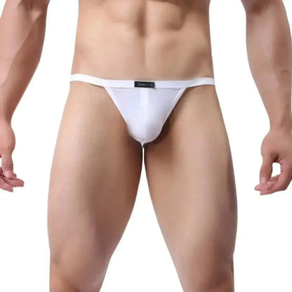 DomiGe DomiGe Men's Ice Silk Low-Rise Thong T-Back