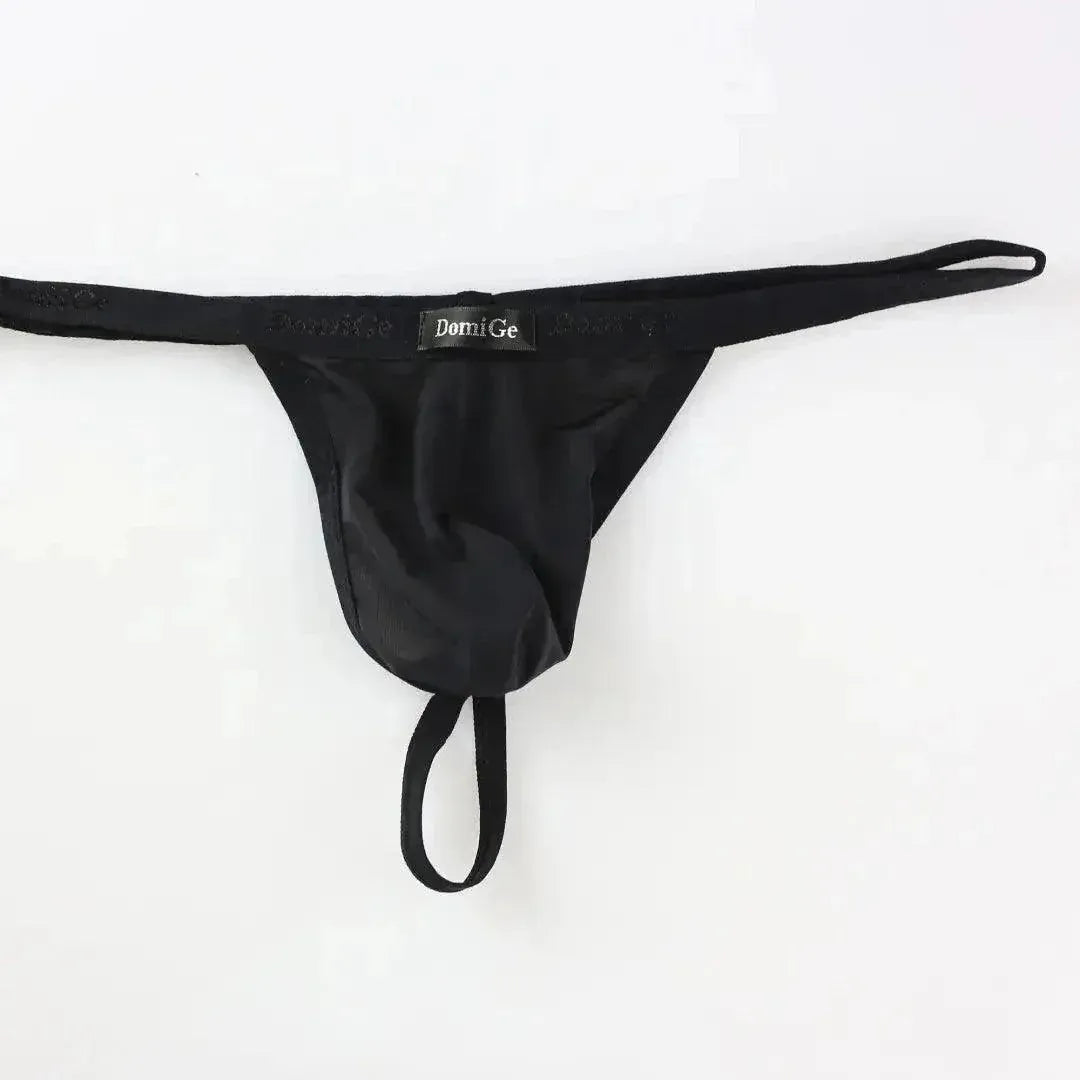 DomiGe DomiGe Men's Ice Silk Low-Rise Thong T-Back
