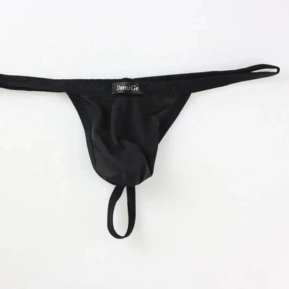DomiGe DomiGe Men's Ice Silk Low-Rise Thong T-Back