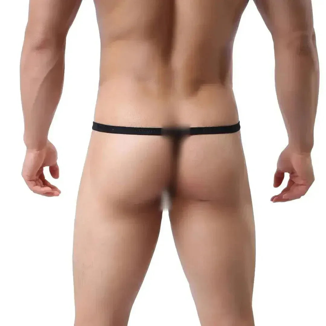 DomiGe DomiGe Men's Ice Silk Low-Rise Thong T-Back