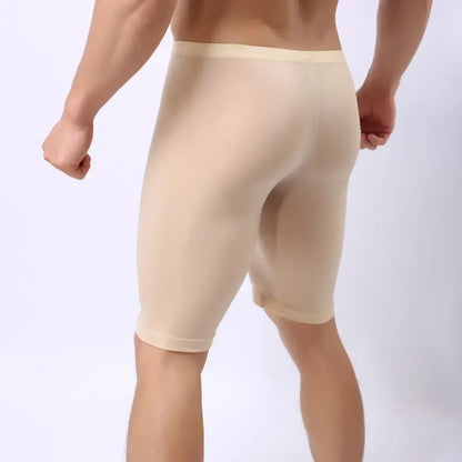 DomiGe DomiGe Men's Long Leg Compression Underwear Boxer Shorts