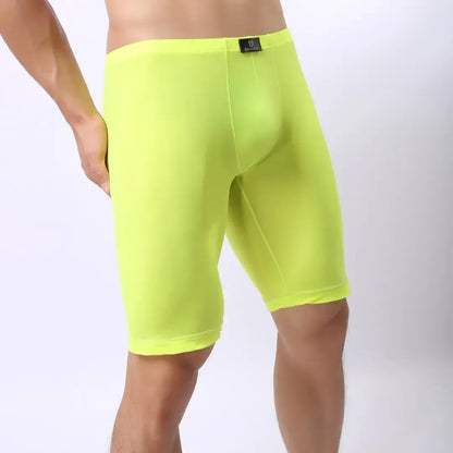 DomiGe DomiGe Men's Long Leg Compression Underwear Boxer Shorts
