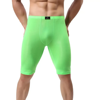 DomiGe DomiGe Men's Long Leg Compression Underwear Boxer Shorts