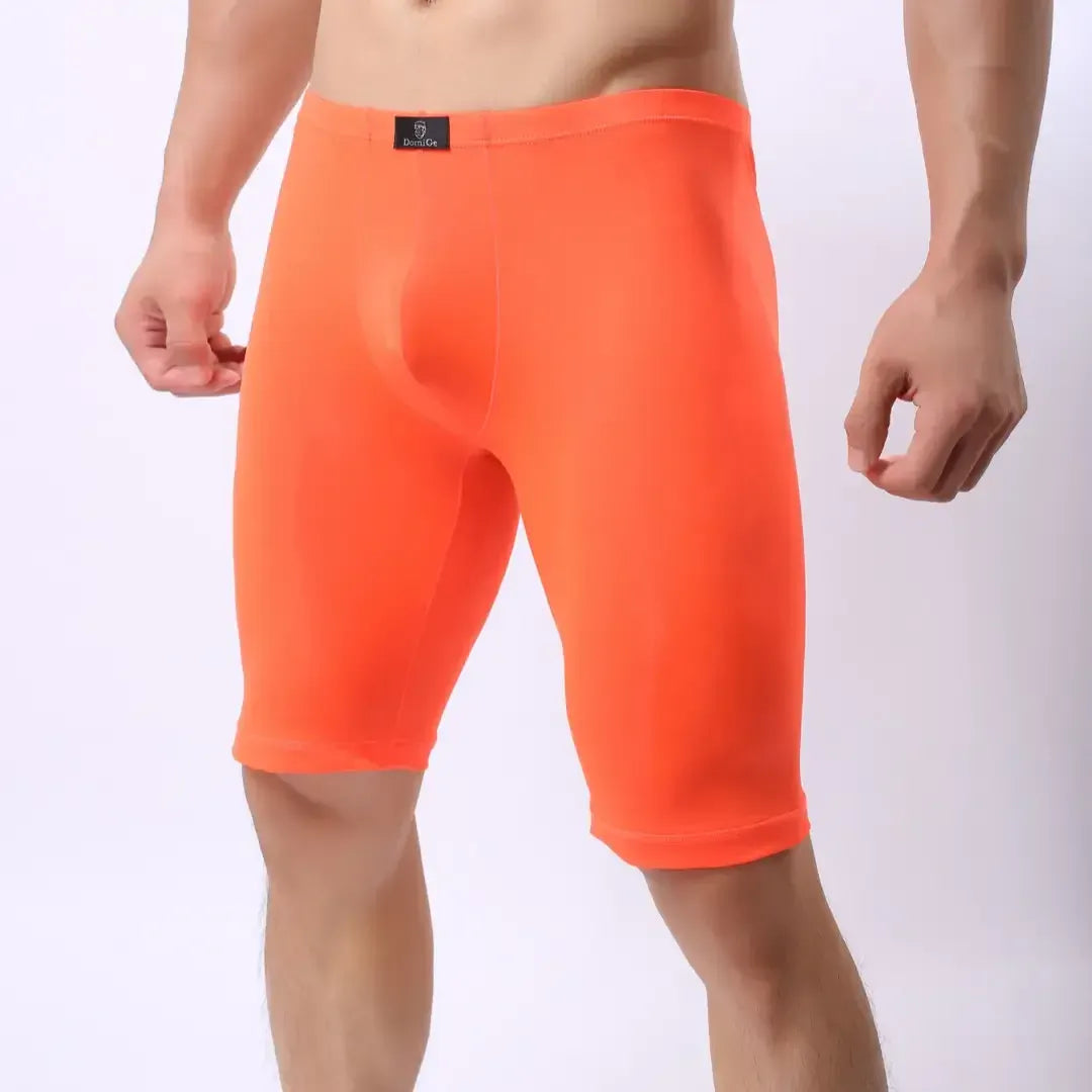 DomiGe DomiGe Men's Long Leg Compression Underwear Boxer Shorts