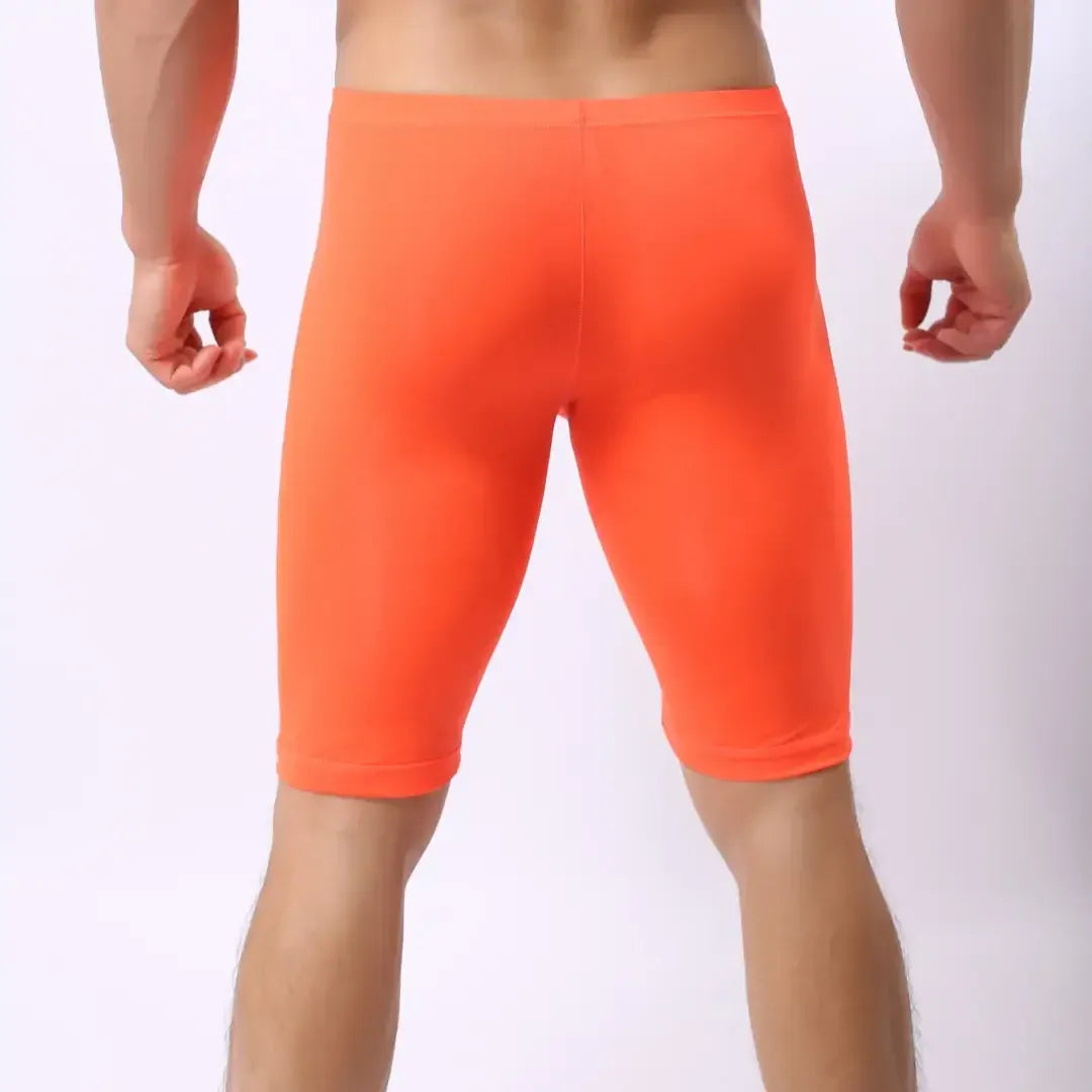 DomiGe DomiGe Men's Long Leg Compression Underwear Boxer Shorts