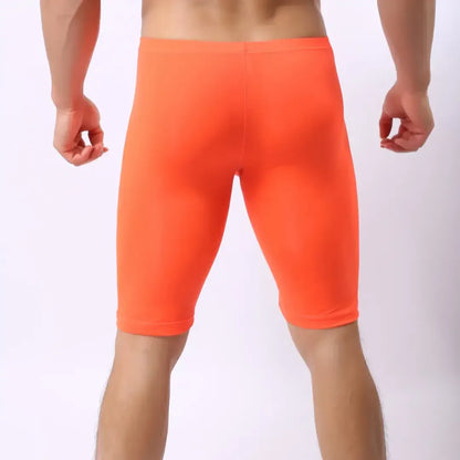 DomiGe DomiGe Men's Long Leg Compression Underwear Boxer Shorts