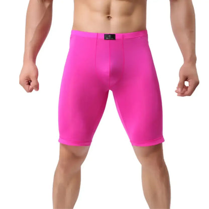 DomiGe DomiGe Men's Long Leg Compression Underwear Boxer Shorts