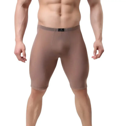DomiGe DomiGe Men's Long Leg Compression Underwear Boxer Shorts
