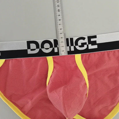 DomiGe DomiGe Men's Low-Rise Floral Embossed Briefs - Pouch Underwear