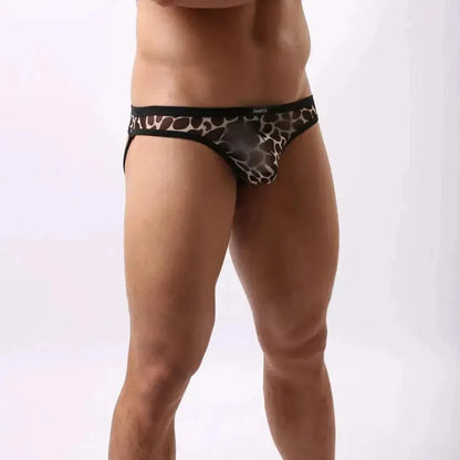 DomiGe DomiGe Men's Low-Rise Mesh Jockstrap Pouch Sexy Underwear