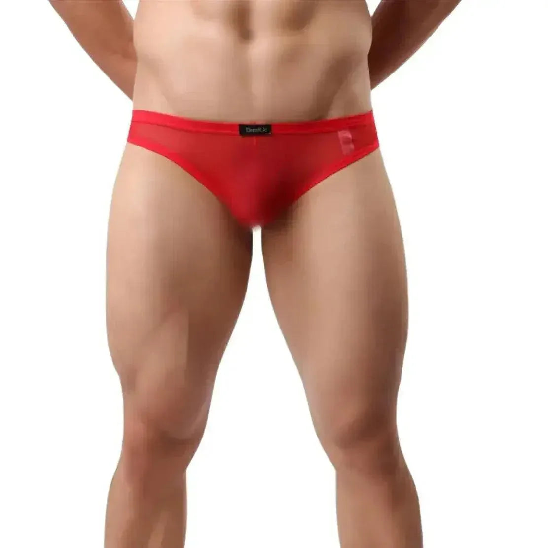 DomiGe DomiGe Men's Low-Rise Mesh Jockstrap Pouch Sexy Underwear
