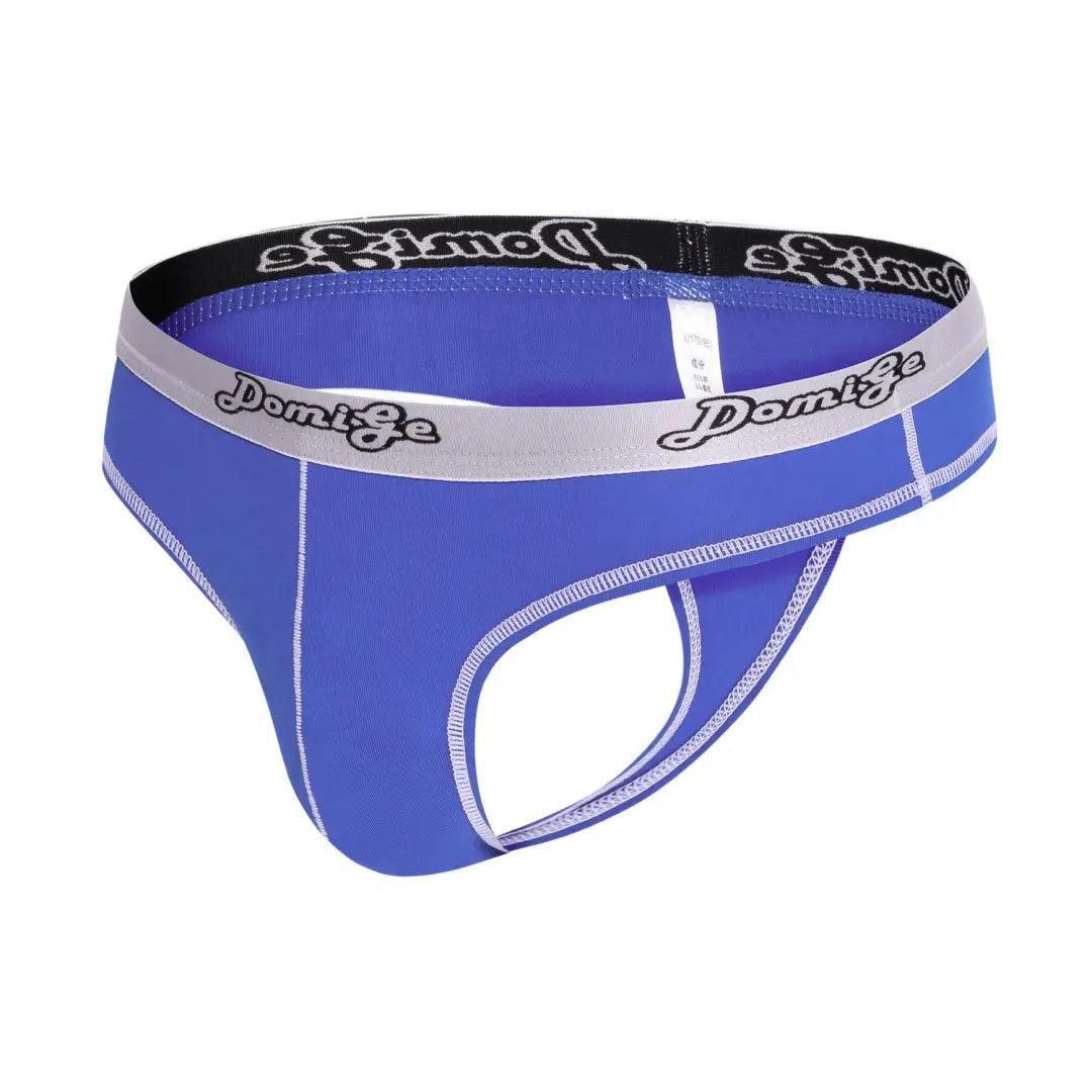 DomiGe DomiGe Men's Low-Rise Sexy Thongs Pouch Cotton Undies for Men