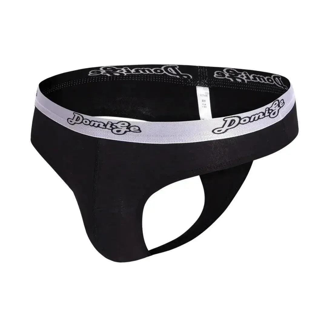DomiGe DomiGe Men's Low-Rise Sexy Thongs Pouch Cotton Undies for Men