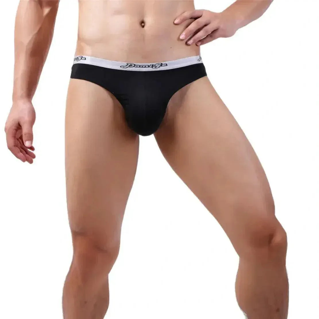 DomiGe DomiGe Men's Low-Rise Sexy Thongs Pouch Cotton Undies for Men