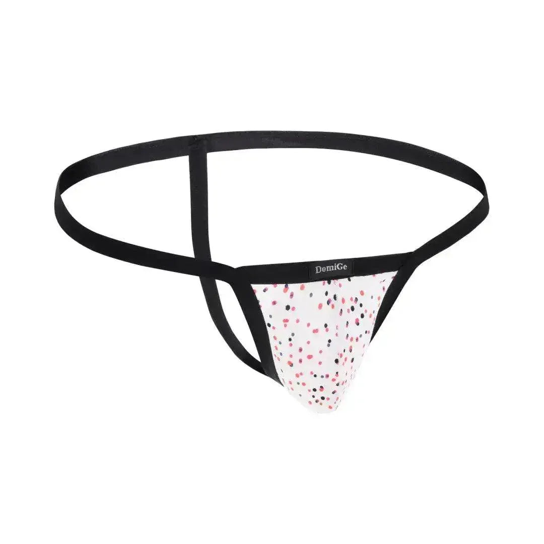 DomiGe DomiGe Men's Low-Rise Thong Flower Print Male T-Back