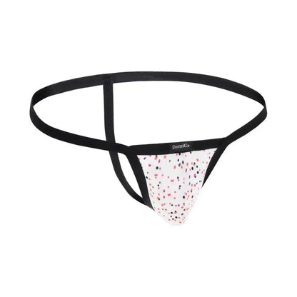DomiGe DomiGe Men's Low-Rise Thong Flower Print Male T-Back