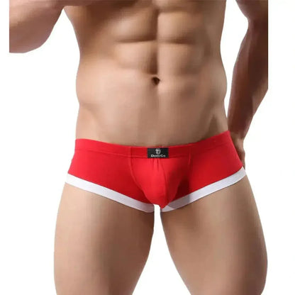 DomiGe DomiGe Men's Low-Rise Trunks with Pouch Boxer Trunks for Men