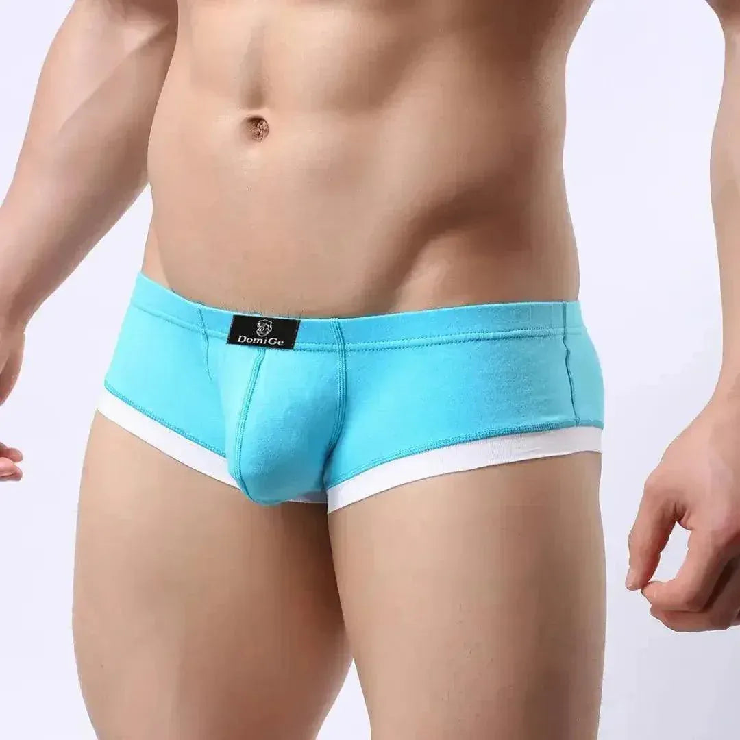 DomiGe DomiGe Men's Low-Rise Trunks with Pouch Boxer Trunks for Men