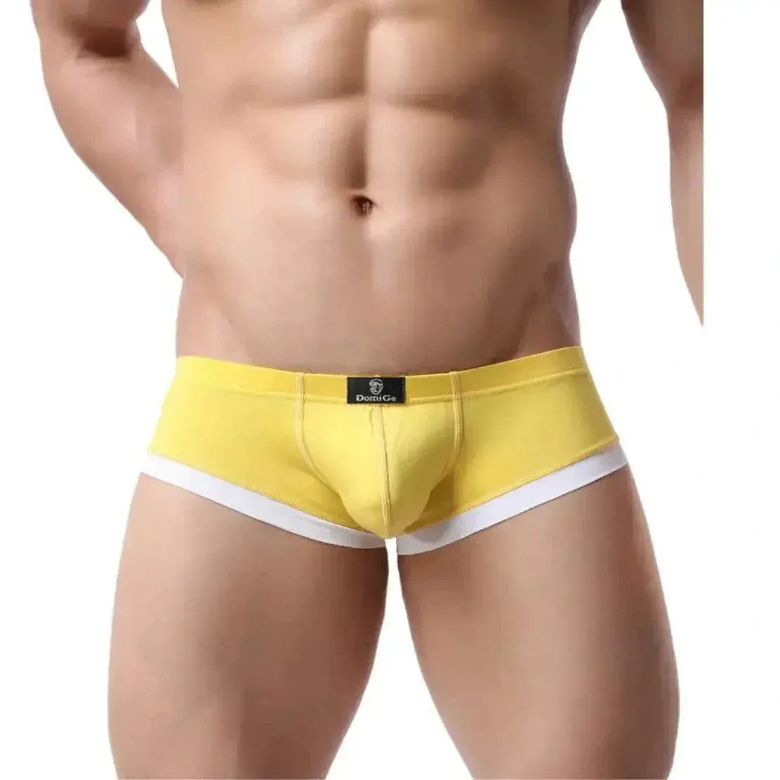 DomiGe DomiGe Men's Low-Rise Trunks with Pouch Boxer Trunks for Men