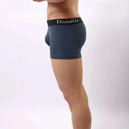 DomiGe DomiGe Men's Mid-Rise Boxer Briefs Bamboo Undies for Men
