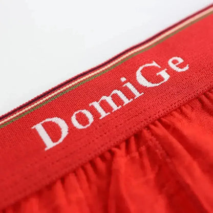 DomiGe DomiGe Men's Mid-Rise Boxer Briefs Bamboo Undies for Men