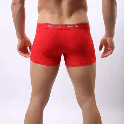 DomiGe DomiGe Men's Mid-Rise Boxer Briefs Bamboo Undies for Men