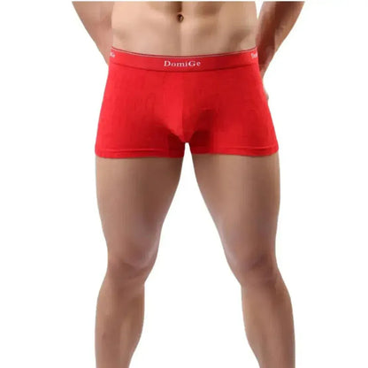 DomiGe DomiGe Men's Mid-Rise Boxer Briefs Bamboo Undies for Men