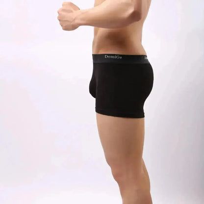 DomiGe DomiGe Men's Mid-Rise Boxer Briefs Bamboo Undies for Men