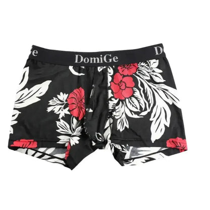 DomiGe DomiGe Men's Mid-Rise Boxer Silver Logo Panties for Men