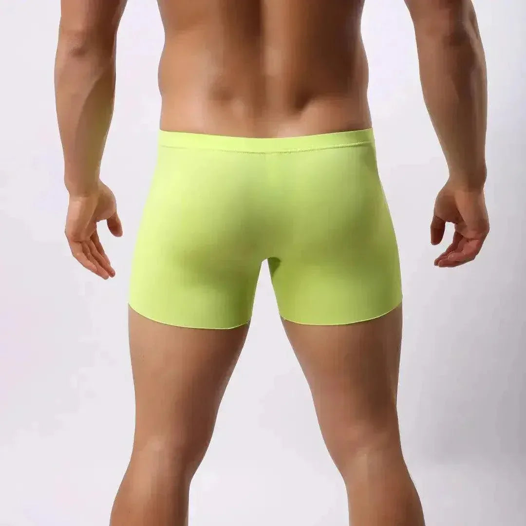 DomiGe DomiGe Men's Mid-Waist Boxer Short Laser-Cut Male Underwear