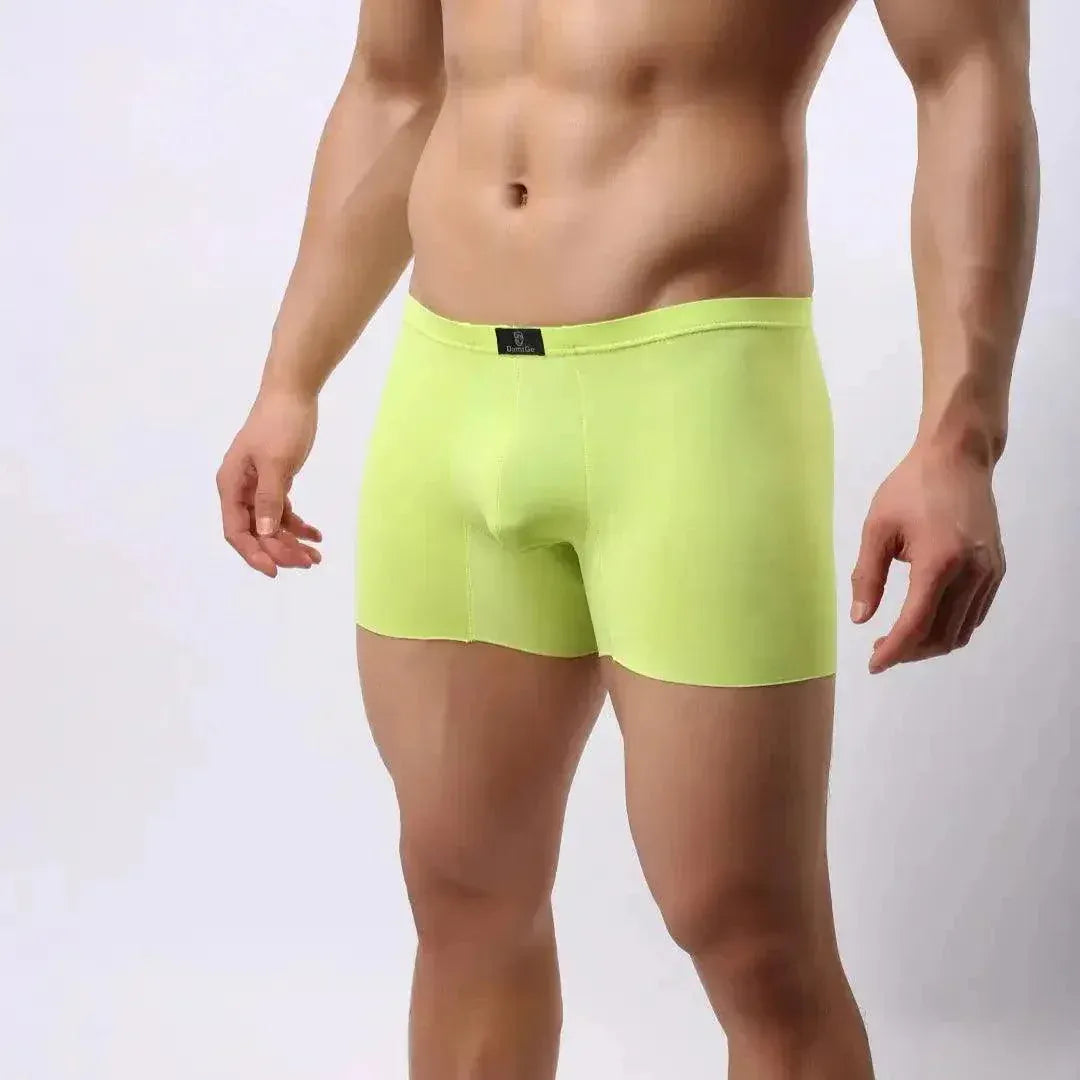 DomiGe DomiGe Men's Mid-Waist Boxer Short Laser-Cut Male Underwear