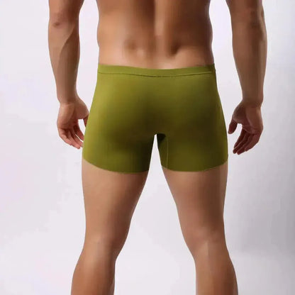 DomiGe DomiGe Men's Mid-Waist Boxer Short Laser-Cut Male Underwear