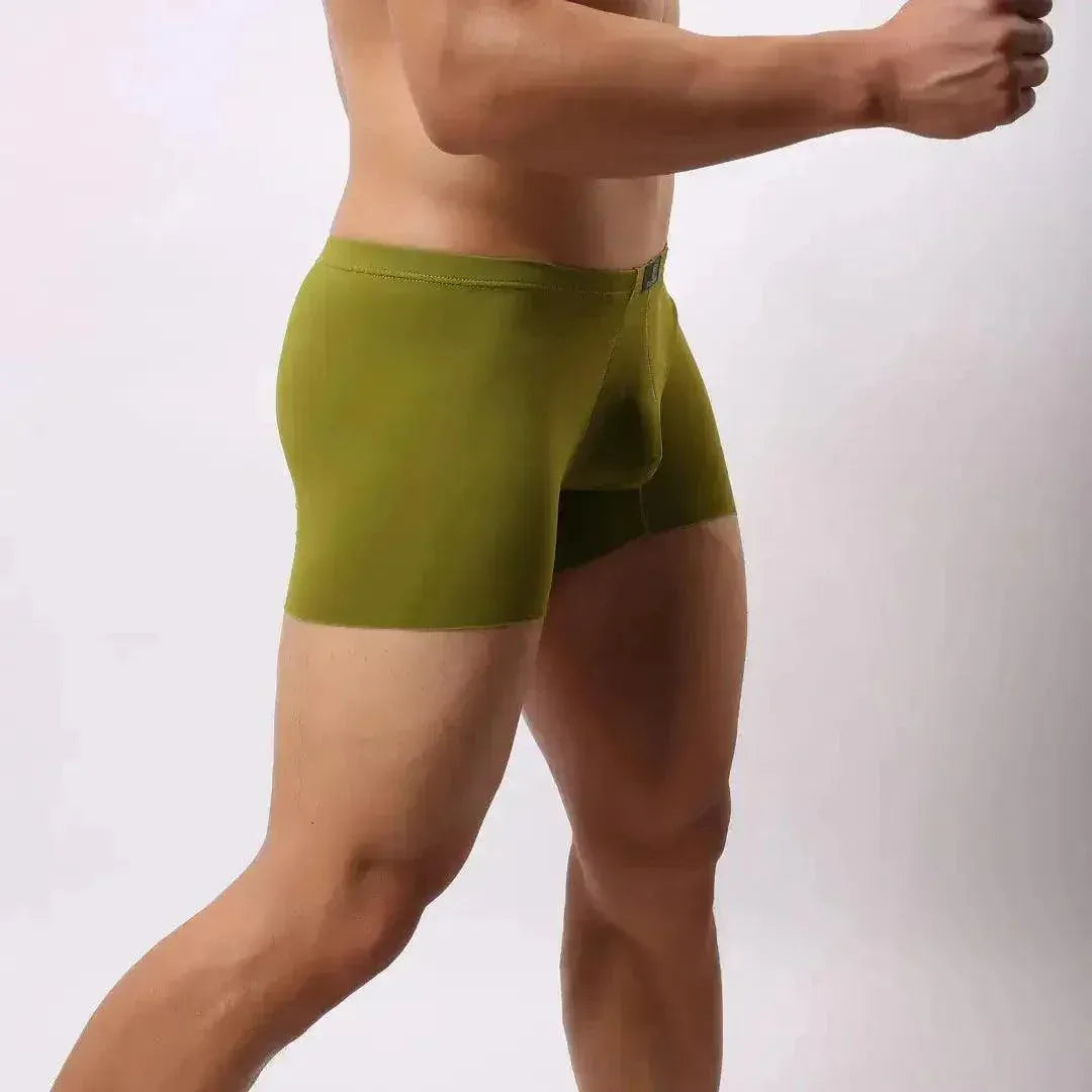 DomiGe DomiGe Men's Mid-Waist Boxer Short Laser-Cut Male Underwear