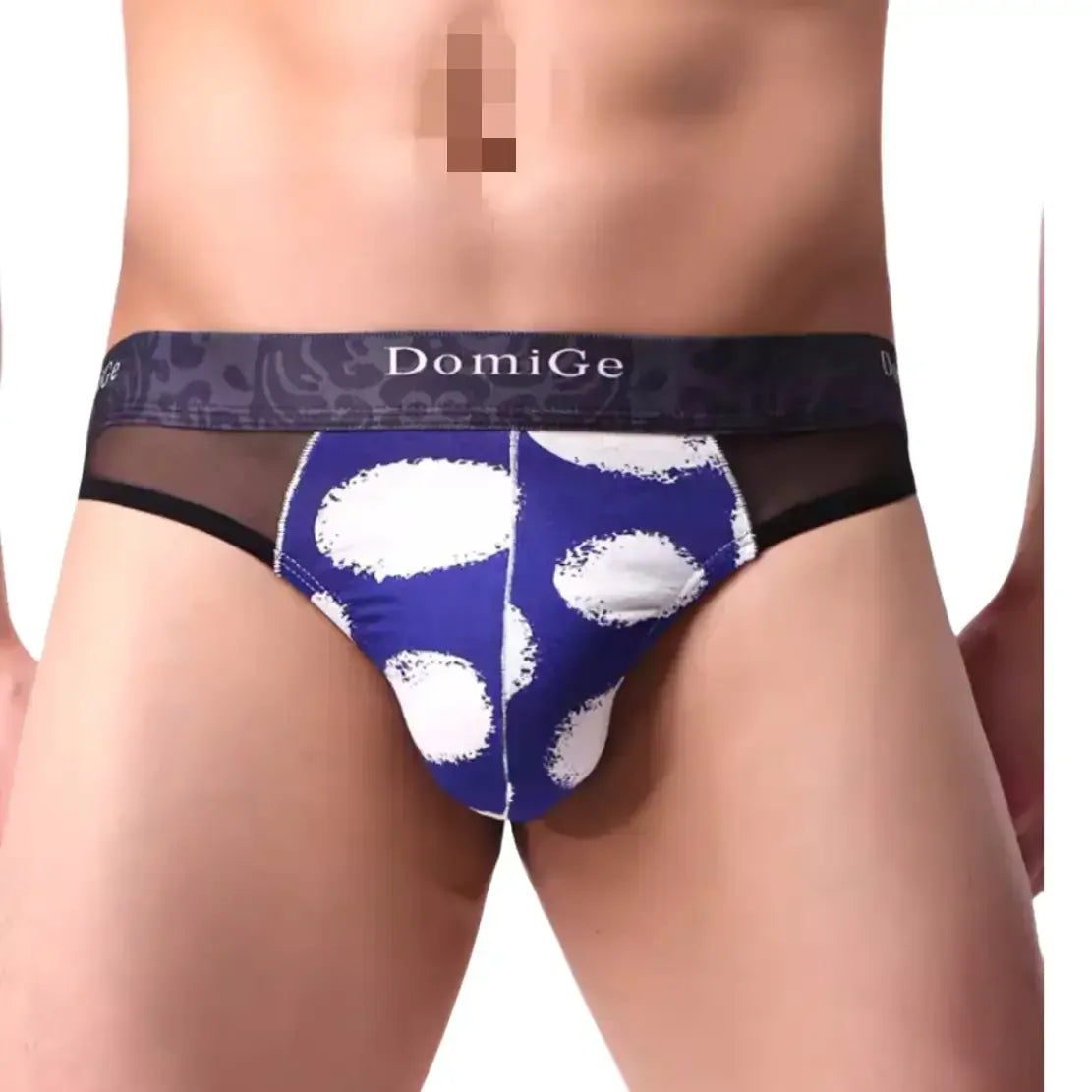 DomiGe DomiGe Men's Modal Thongs Mesh Briefs Sexy Bikini Underwear