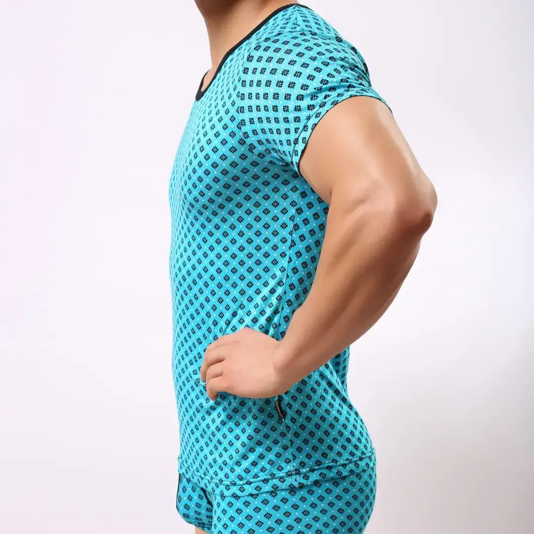 DomiGe DomiGe Men's O-Neck Casual T-Shirt  Modal Short Sleeve Undershirt