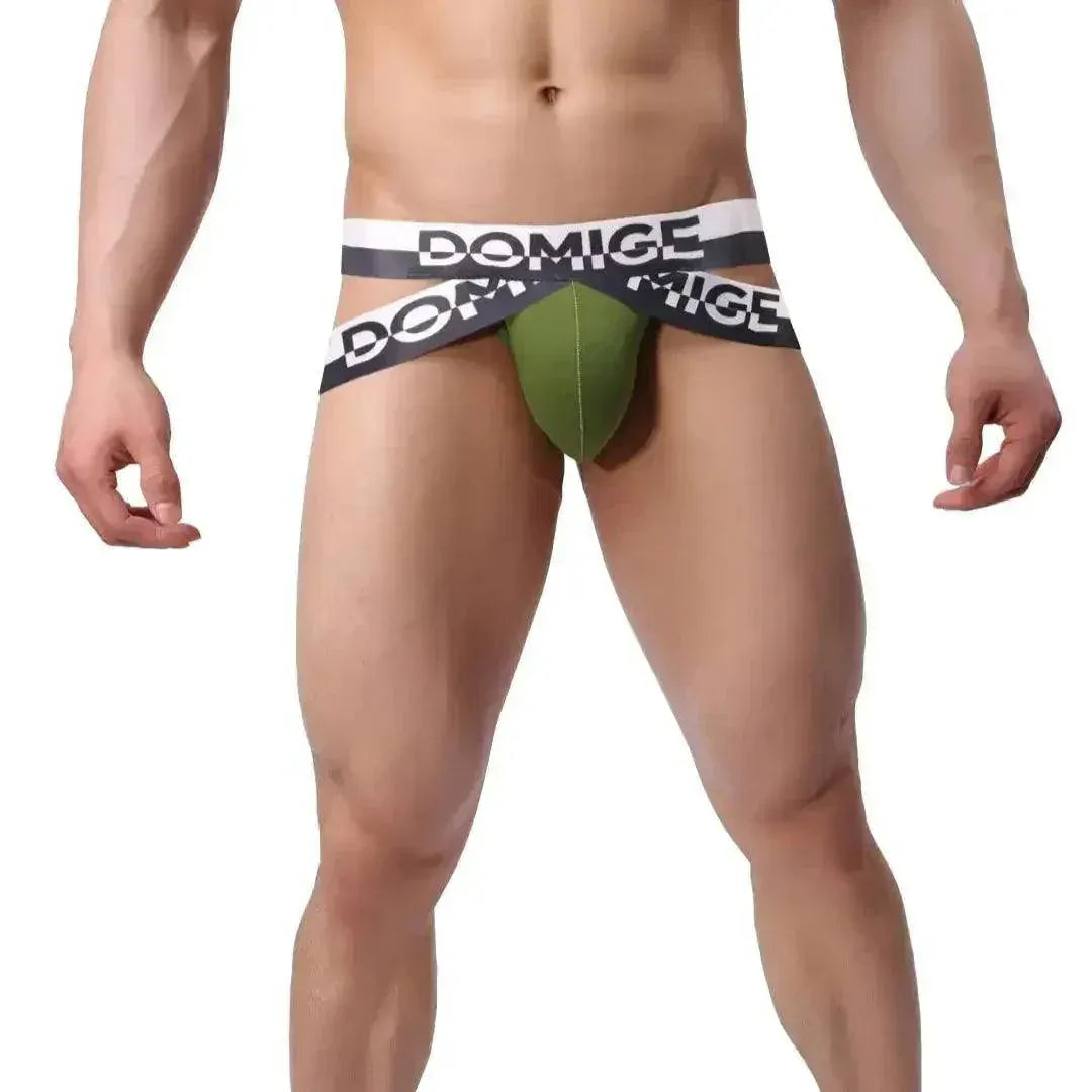 DomiGe DomiGe Men's Pi Jock Straps "π" Sexy Thongs for Men