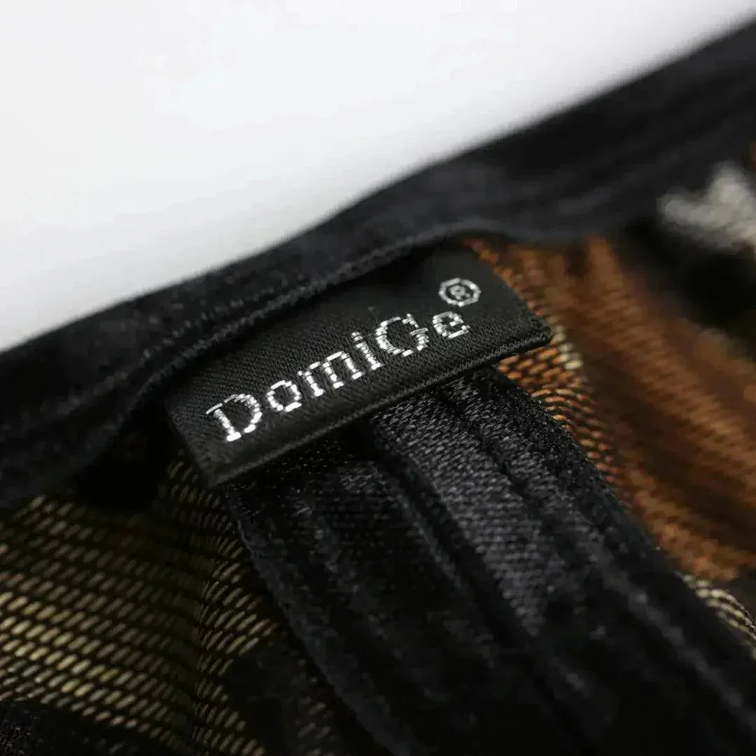 DomiGe DomiGe Men's Rustic Print Open Front Thong G-String for Men
