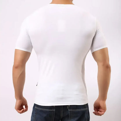 DomiGe DomiGe Men's Stretch Fit Classic Round Neck Undershirt