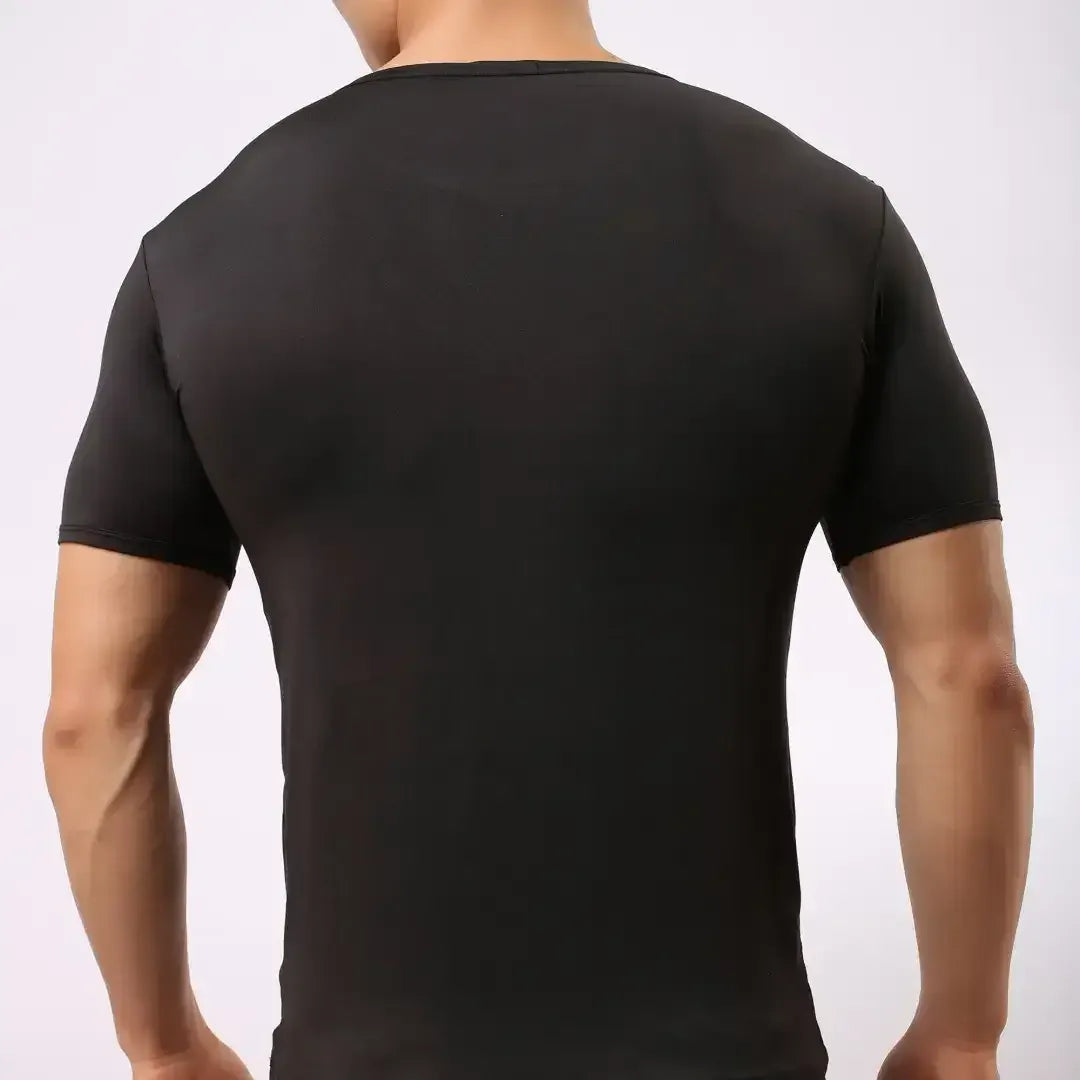 DomiGe DomiGe Men's Stretch Fit Classic Round Neck Undershirt
